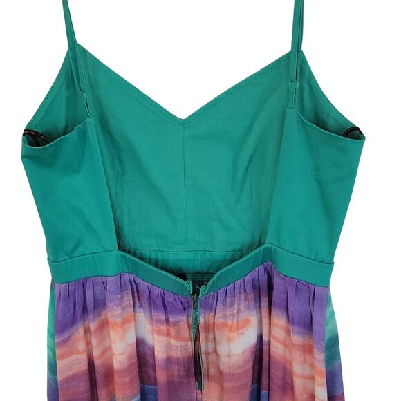 Material Girl 100% Rayon High Low Hem Sundress - Size L (NWT) - Picture 5 of 12